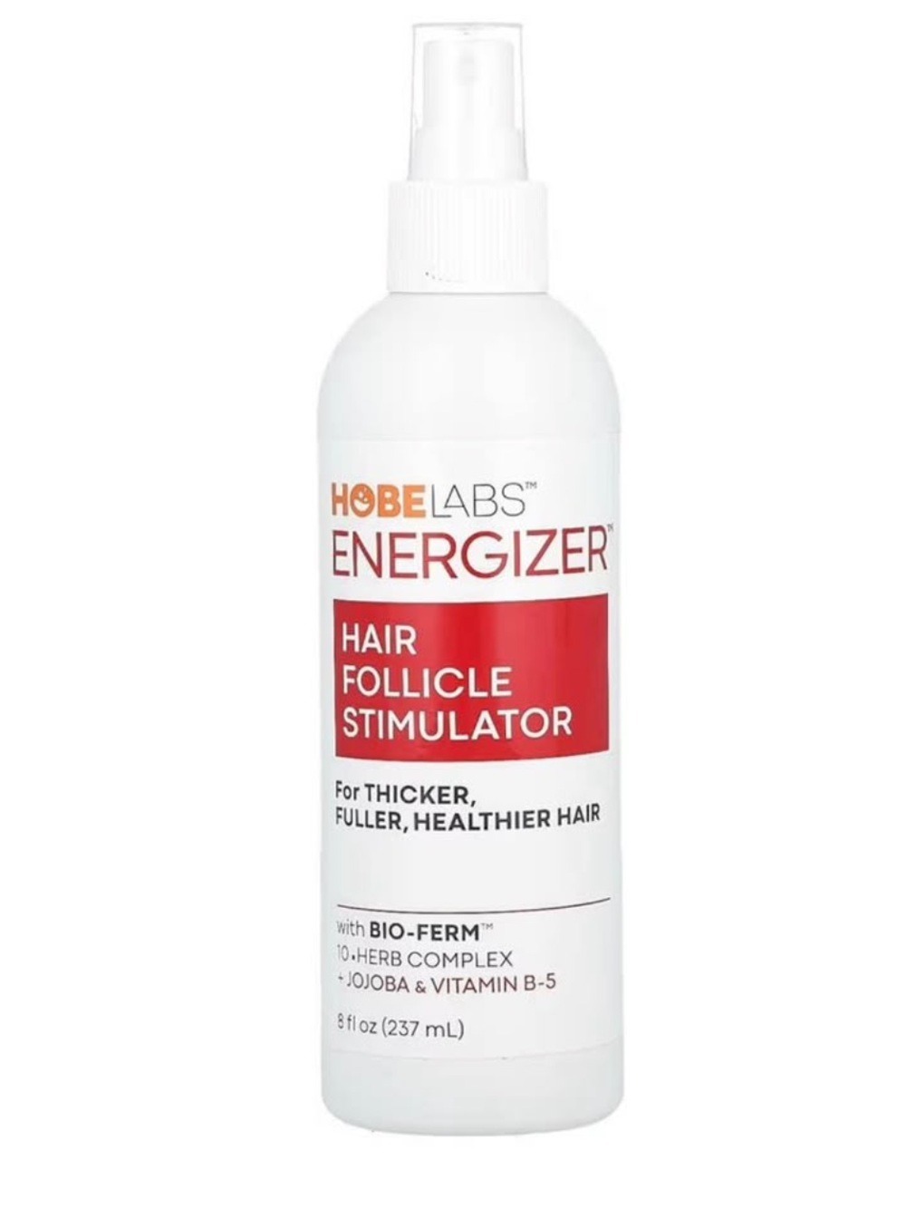 Hobe Labs Energizer Hair Follicle Stimulator for Thicker, Healthier Hair 8oz